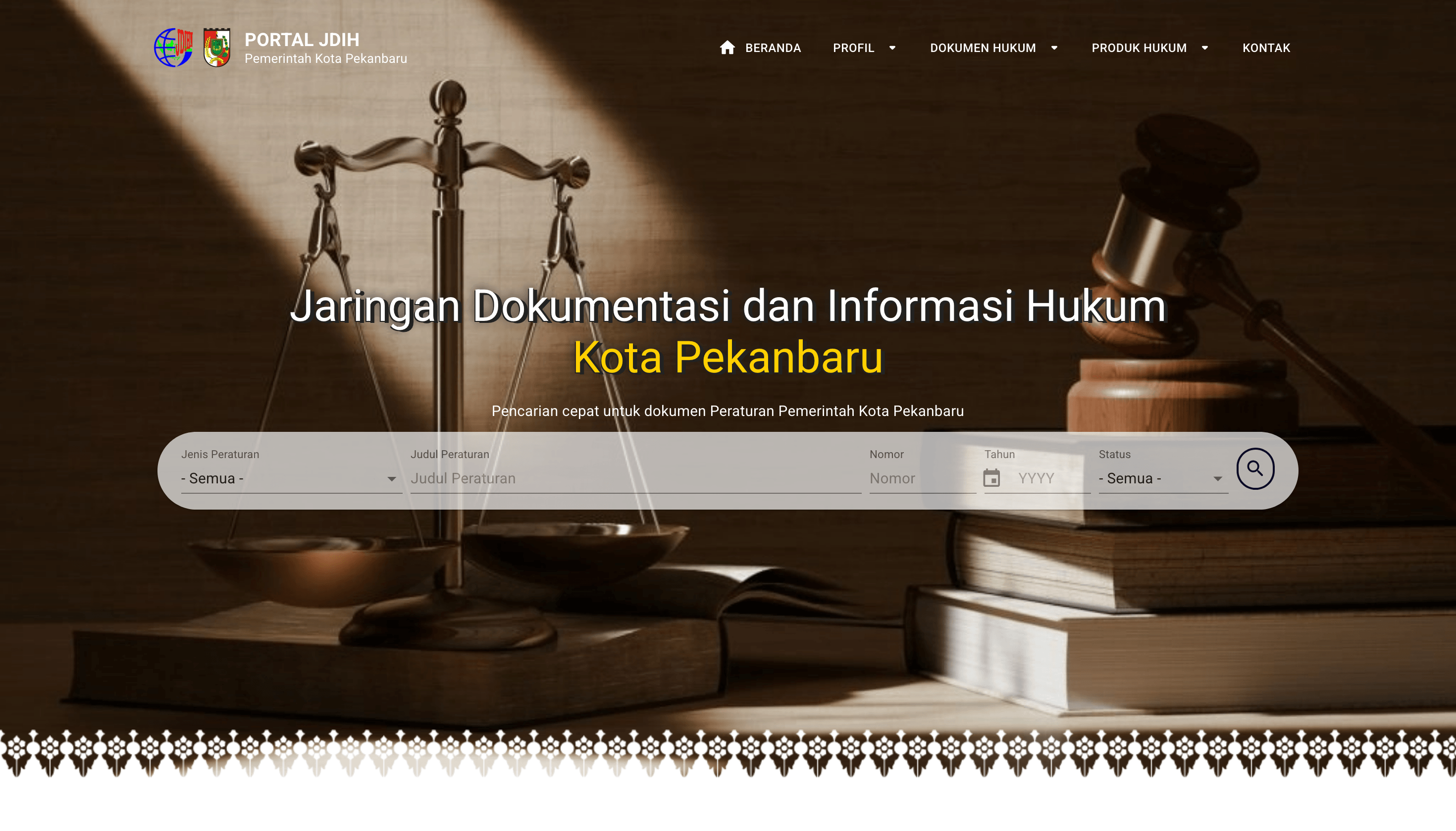 Portal Jaringan Dokumentasi dan Informasi Hukum (JDIH)